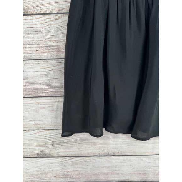 Amuse Society Racerback Mini Dress Womens Medium Black Crochet Back Strap NEW - Picture 5 of 12